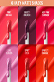 رژگونه مایع میبلین SUN KISSER رنگ PINK MIRAGE 30