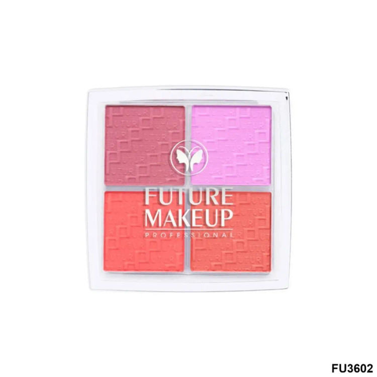 پالت رژگونه ۴ رنگ فیوچر میکاپ FU3602